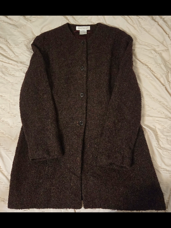 Jones New York Jackets & Blazers - Jones New York Textured Wool-Blend Coat